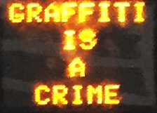Spiritual Politics & Graffiti, Crime on 495, 2016 #NETART #GIF